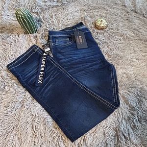Cultura denim  brand new Jean size W42/L32 dark blue skinny fit stretch